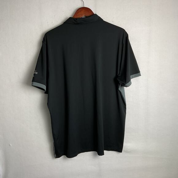 Nike Golf Dri Fit Standard Fit Quarter Button Patron Tequila Black and Grey XL - Picture 6 of 12